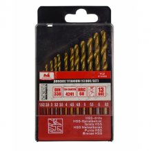 BURGHIU METAL TITANAT SET 13(1.5-6.5MM)