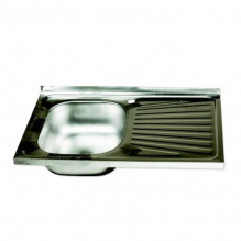 CHIUVETA INOX 50X80 ANTIC + SIFON CHIUVETA INOX 50X80 ANTIC + SIFON