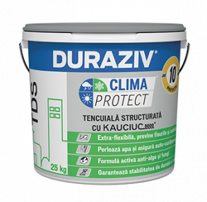 DURAZIV CLIMA PROTECT TDS ACRILICA TRANSPARENTA KAUCIUC 2.0MM 25KG